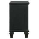 Coaster Furniture Sandy Beach 201322 3-Drawer Nightstand - Black IMAGE 8