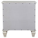  Coaster Furniture Sandy Beach 201302 3-Drawer Nightstand - Cream White IMAGE 6