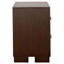  Coaster Furniture Jessica 200712 2-Drawer Nightstand - Cappuccino IMAGE 5