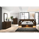 Coaster Furniture Jessica 200712 2-Drawer Nightstand - Cappuccino IMAGE 7