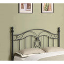  Coaster Furniture Evan 300197Q Metal Queen or Full Open Frame Headboard - Dark Grey IMAGE 1