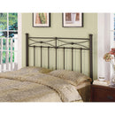  Coaster Furniture Lane 300187QF Metal Queen or Full Open Frame Headboard - Rustic Bronze IMAGE 1