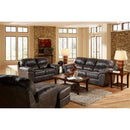  Jackson Furniture Grant Stationary Bonded Leather Sofa 4453-03 1227-28/3027-28 IMAGE 2