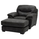  Jackson Furniture Grant Stationary Bonded Leather Chair 4453-01 1227-28/3027-28 IMAGE 1