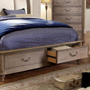  Furniture of America Belgrade II CM7614 6 pc Queen Upholstered Panel Bed Set with Storage IMAGE 3