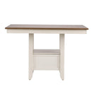  Liberty Furniture Industries Inc. Square Al Fresco III Counter Height Dining Table with Pedestal Base 841-GT5454 IMAGE 3