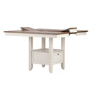  Liberty Furniture Industries Inc. Square Al Fresco III Counter Height Dining Table with Pedestal Base 841-GT5454 IMAGE 4