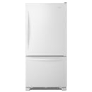  Whirlpool 33-inch, 22 cu. ft. Bottom Freezer Refrigerator with Icemaker WRB322DMBW IMAGE 1
