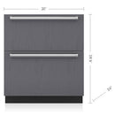  Sub-Zero 4.9  cu.ft. Drawer Freezer with Smart-Touch Technology ID-30F IMAGE 2