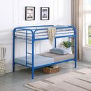  Coaster Furniture Morgan 2256B Metal Twin Over Twin Bunk Bed - Blue IMAGE 8