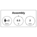  Coaster Furniture Morgan 2256B Metal Twin Over Twin Bunk Bed - Blue IMAGE 9