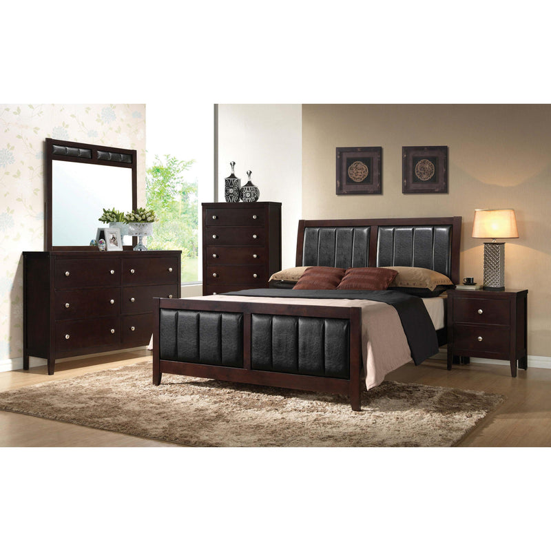  Coaster Furniture Carlton 202095 5-Drawer Bedroom Chest - Cappuccino IMAGE 10