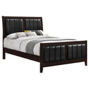  Coaster Furniture Carlton 202091Q Wood Queen Panel Bed - Cappuccino IMAGE 2
