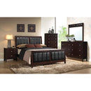  Coaster Furniture Carlton 202091Q Wood Queen Panel Bed - Cappuccino IMAGE 5