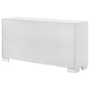  Coaster Furniture Jessica 202993 6-Drawer Dresser - Snow White IMAGE 7