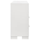  Coaster Furniture Jessica 202993 6-Drawer Dresser - Snow White IMAGE 8