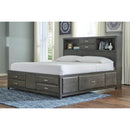 Signature Design by Ashley Caitbrook B476B16 6 pc King Bookcase Storage Bedroom Set IMAGE 2