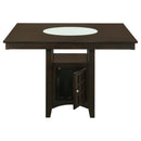  Coaster Furniture Gabriel 100438 52-inch Counter Height Dining Table - Cappuccino IMAGE 4