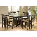  Coaster Furniture Gabriel 100438 52-inch Counter Height Dining Table - Cappuccino IMAGE 8