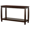  Coaster Furniture Dixon 701079 Wood Entryway Console Table with Shelf - Cappuccino IMAGE 3