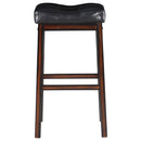  Coaster Furniture Donald 120520 Upholstered Bar Stool - Cappuccino (Set of 2) IMAGE 2