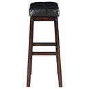  Coaster Furniture Donald 120520 Upholstered Bar Stool - Cappuccino (Set of 2) IMAGE 4
