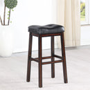  Coaster Furniture Donald 120520 Upholstered Bar Stool - Cappuccino (Set of 2) IMAGE 5