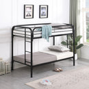  Coaster Furniture Morgan 2256K Metal Twin Over Twin Bunk Bed - Black IMAGE 8