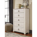  Signature Design by Ashley Willowton B267 7 pc King Panel Bedroom Set IMAGE 4