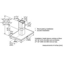  Bosch 42-inch 800 Series Island Hood HIB82651UC IMAGE 3