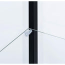  Coaster Furniture Delphinium 950170 5-shelf Clear Glass Curio Display Cabinet - Black IMAGE 9