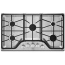  Maytag 36-inch Built-In Gas Cooktop MGC9536DS IMAGE 1