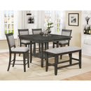  Crown Mark Fulton 2727GY 7 pc Counter Height Dining Set IMAGE 1