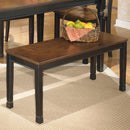  Signature Design by Ashley Owingsville Bench D580-00 IMAGE 1