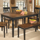  Signature Design by Ashley Owingsville Dining Table D580-25 IMAGE 2