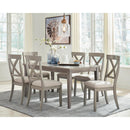  Signature Design by Ashley Parellen D291D6 7 pc Dining Set IMAGE 1
