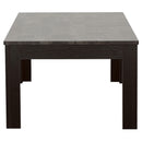  Coaster Furniture Rhodes 700375 3-piece Faux Marble Top Coffee Table Set - Grey IMAGE 4
