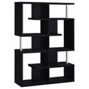 Coaster Furniture Hoover 800309 63-inch 5-shelf Bookshelf - Black IMAGE 5