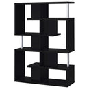  Coaster Furniture Hoover 800309 63-inch 5-shelf Bookshelf - Black IMAGE 7