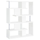  Coaster Furniture Hoover 800310 63-inch 5-shelf Bookshelf - White IMAGE 1