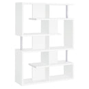  Coaster Furniture Hoover 800310 63-inch 5-shelf Bookshelf - White IMAGE 5