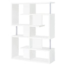  Coaster Furniture Hoover 800310 63-inch 5-shelf Bookshelf - White IMAGE 7