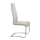  Coaster Furniture Montclair 100515WHT Upholstered Dining Side Chair - White (Set of 4) IMAGE 2