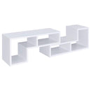  Coaster Furniture Velma 800330 Multipurpose TV Stand and Bookshelf - White IMAGE 10