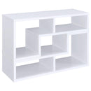  Coaster Furniture Velma 800330 Multipurpose TV Stand and Bookshelf - White IMAGE 2
