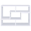  Coaster Furniture Velma 800330 Multipurpose TV Stand and Bookshelf - White IMAGE 3