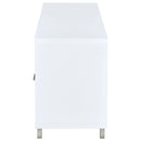  Coaster Furniture Casey 701972 2-Drawer Engineered Wood 60" TV Stand - White IMAGE 4