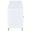  Coaster Furniture Casey 701972 2-Drawer Engineered Wood 60" TV Stand - White IMAGE 6