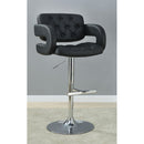  Coaster Furniture Brandi 102555 Adjustable Bar Stool - Black and Chrome IMAGE 8