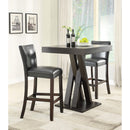  Coaster Furniture Freda 100520 Square 36-inch Pub Height Bistro Bar Table - Cappuccino IMAGE 3